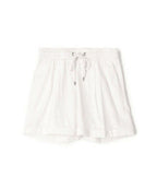 Short De Marche À Double Pli - Blanc - Femme