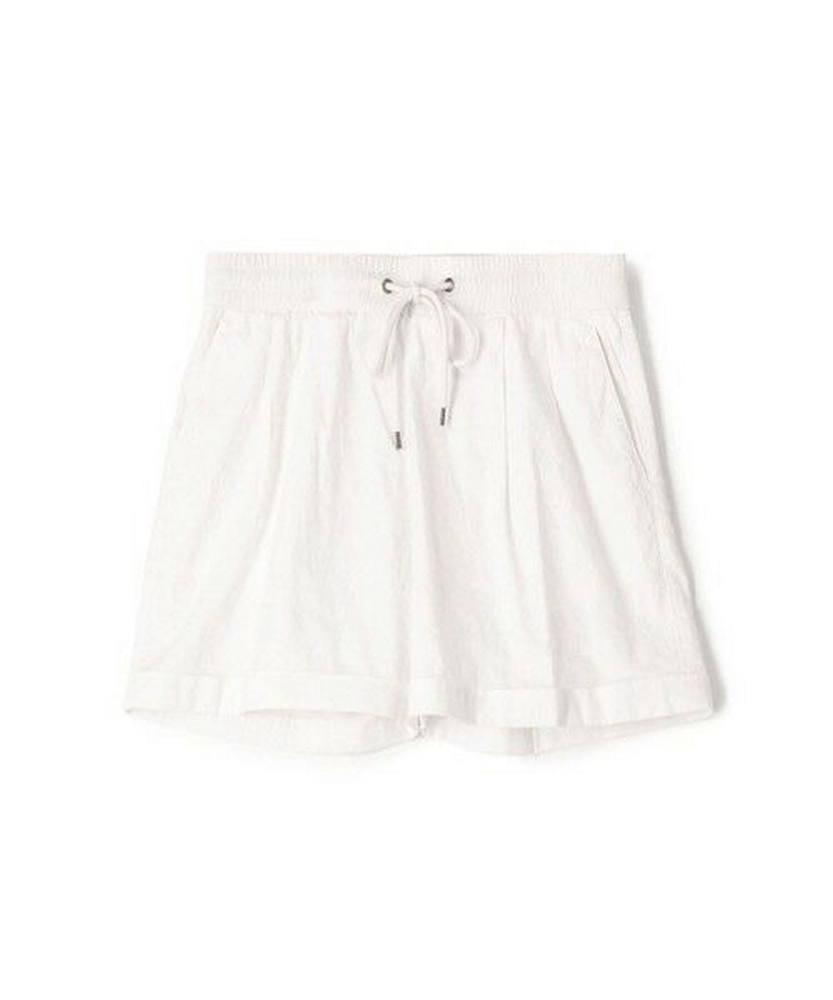 Short De Marche À Double Pli - Blanc - Femme