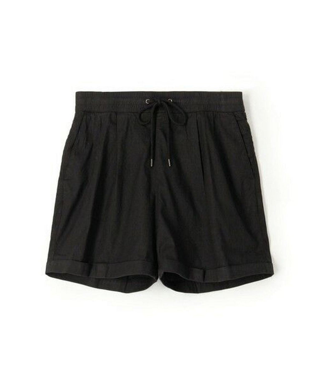Short De Marche À Double Pli - Noir - Femme