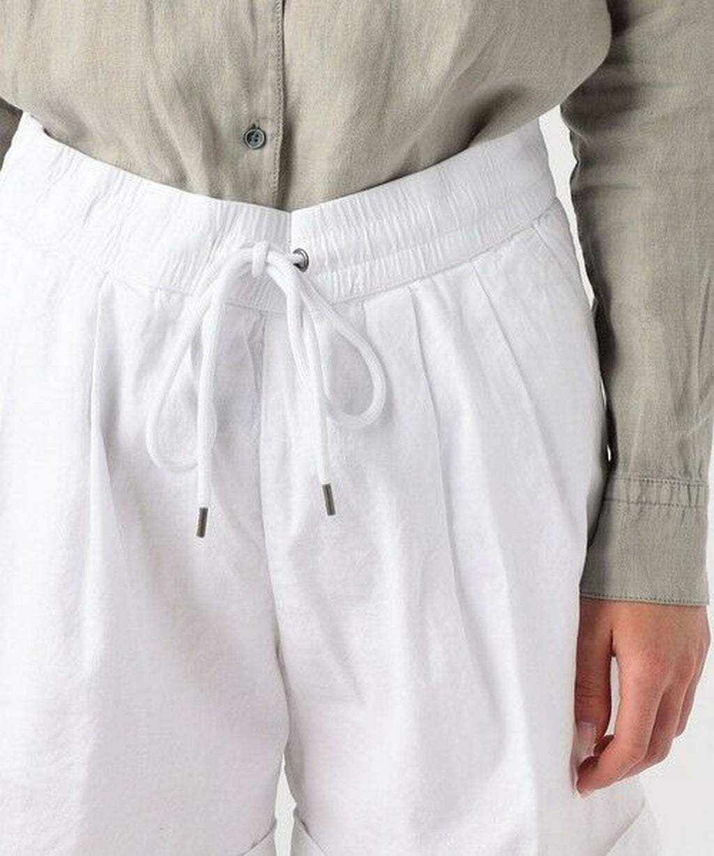 Short De Marche À Double Pli - Blanc - Femme
