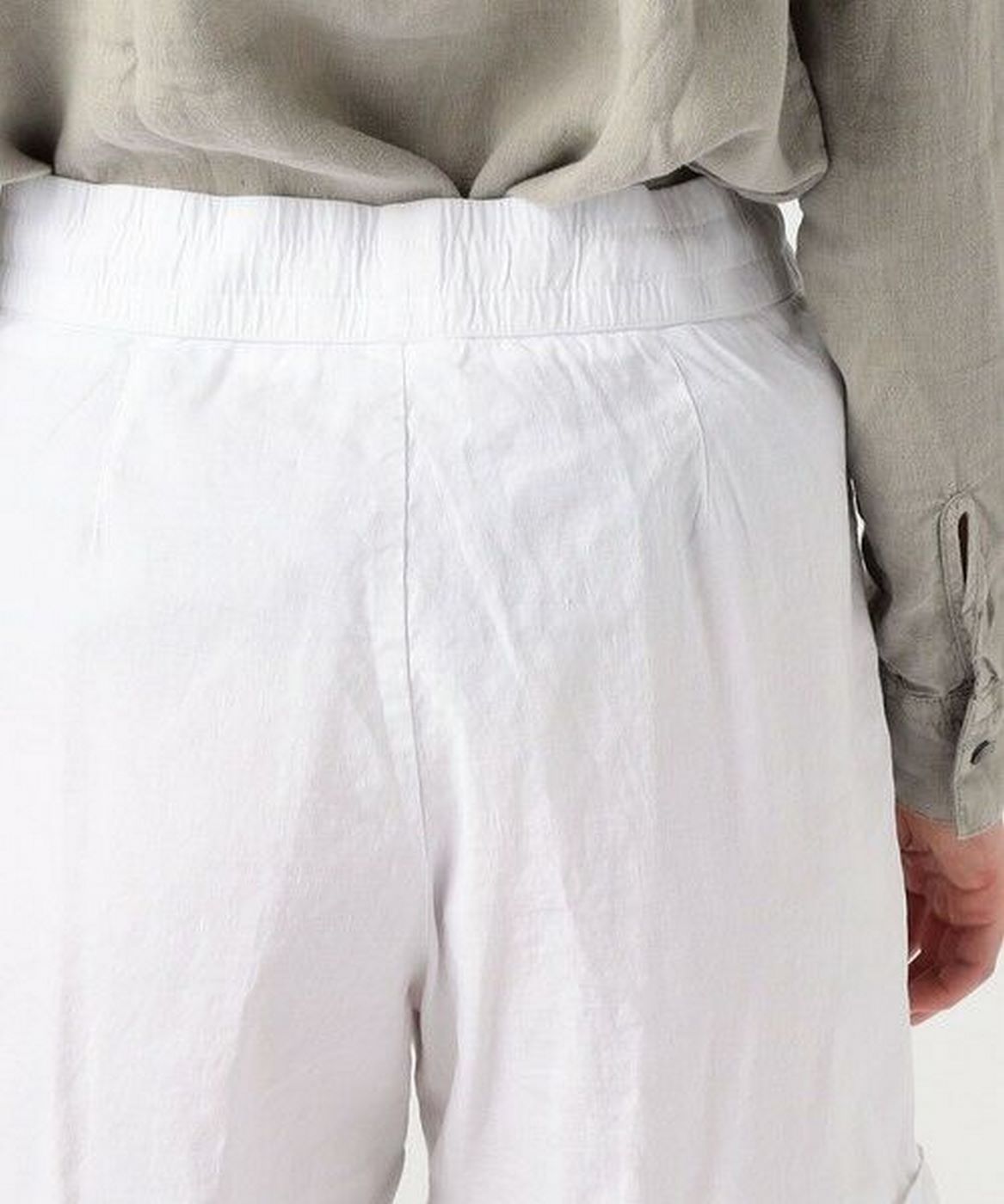 Short De Marche À Double Pli - Blanc - Femme