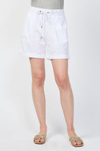 Short De Marche À Double Pli - Blanc - Femme