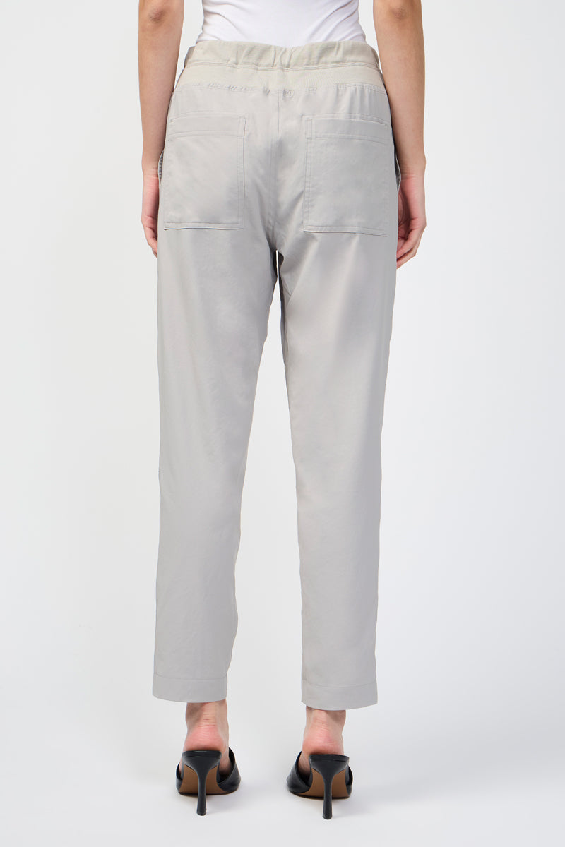 Pantalón Utilitario Drapeado Ligero - Mineral - Mujer