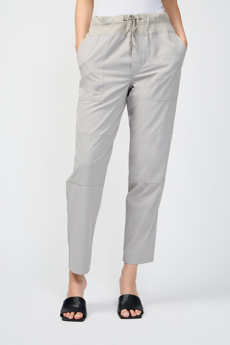 Pantalón Utilitario Drapeado Ligero - Mineral - Mujer