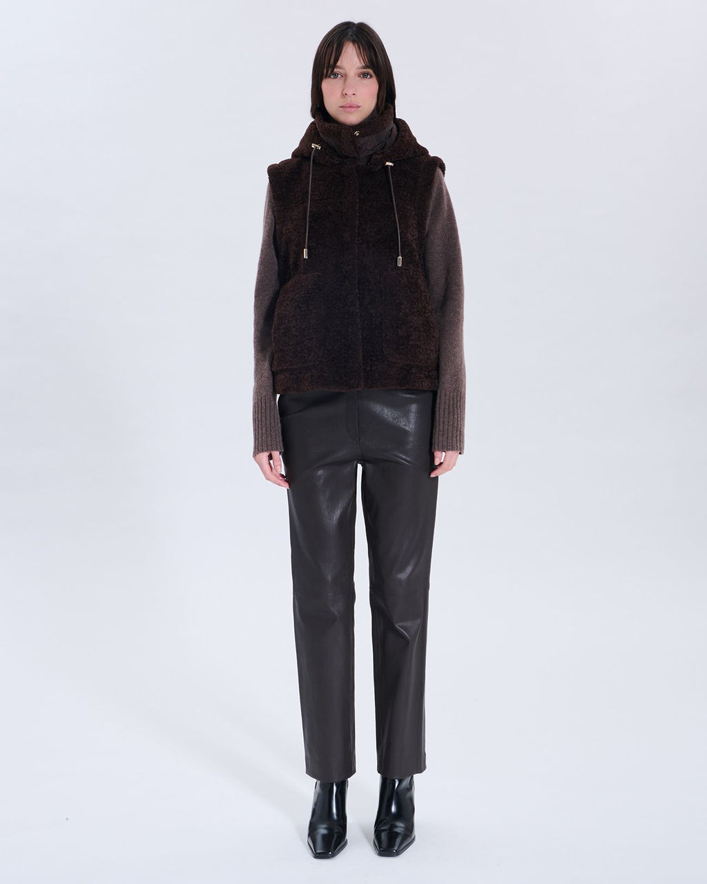 Modesta down jacket chocolate_6