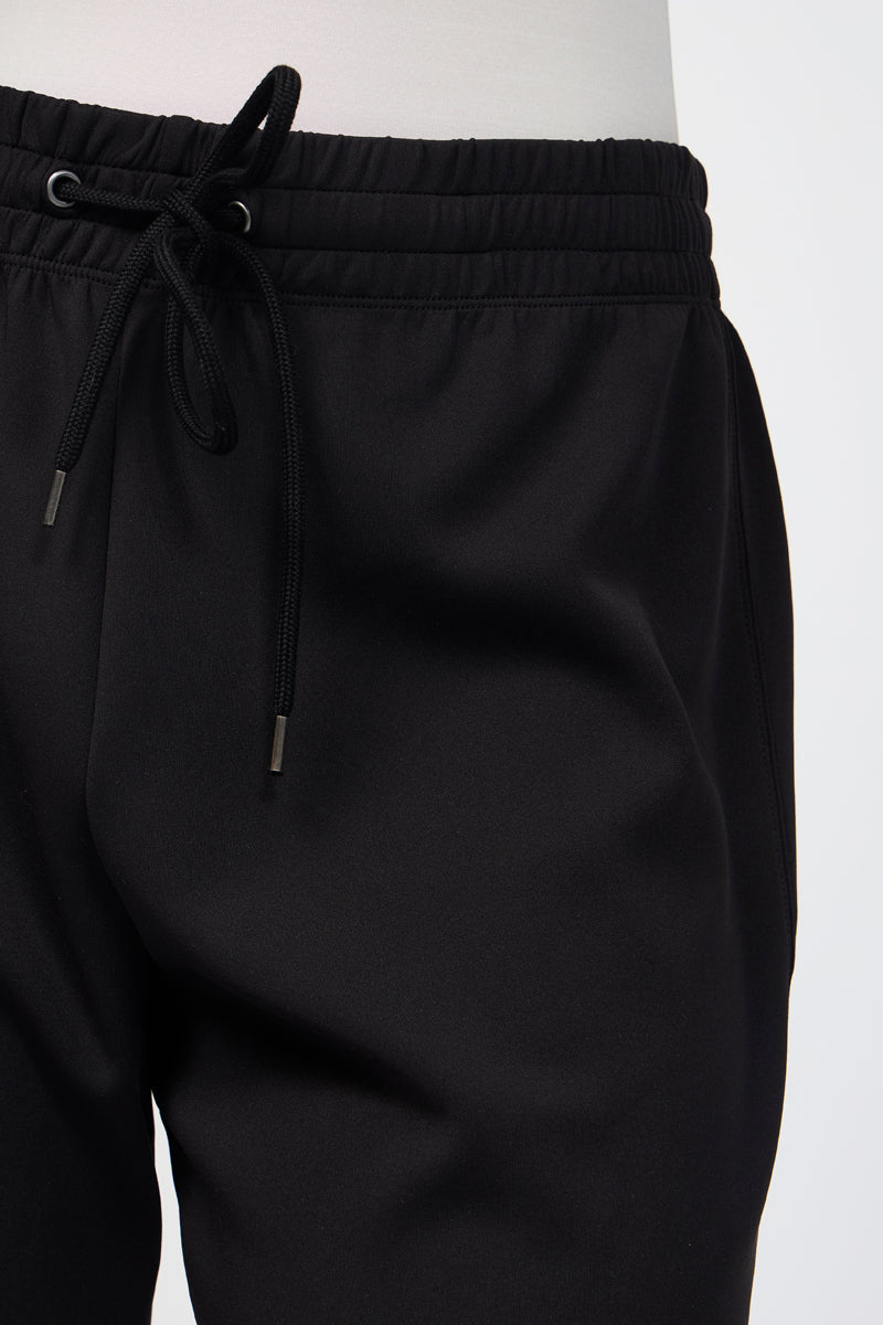 Double Knit Sweat Shorts - Black - Women