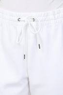 Sweat Court En Maille Double - Blanc - Femme