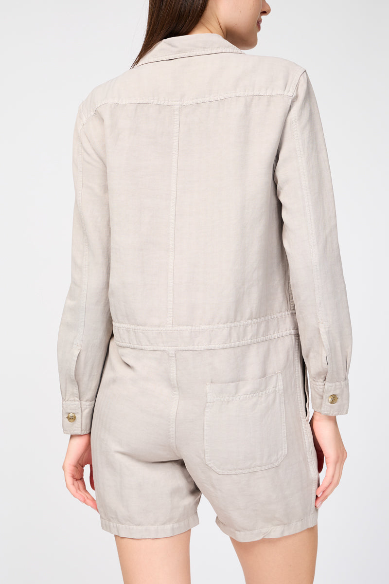 Nyln Ln Hrrgbn Shrt Blrsuit - Mineral Pigment - Women