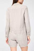 Nyln Ln Hrrgbn Shrt Blrsuit - Mineral Pigment - Women