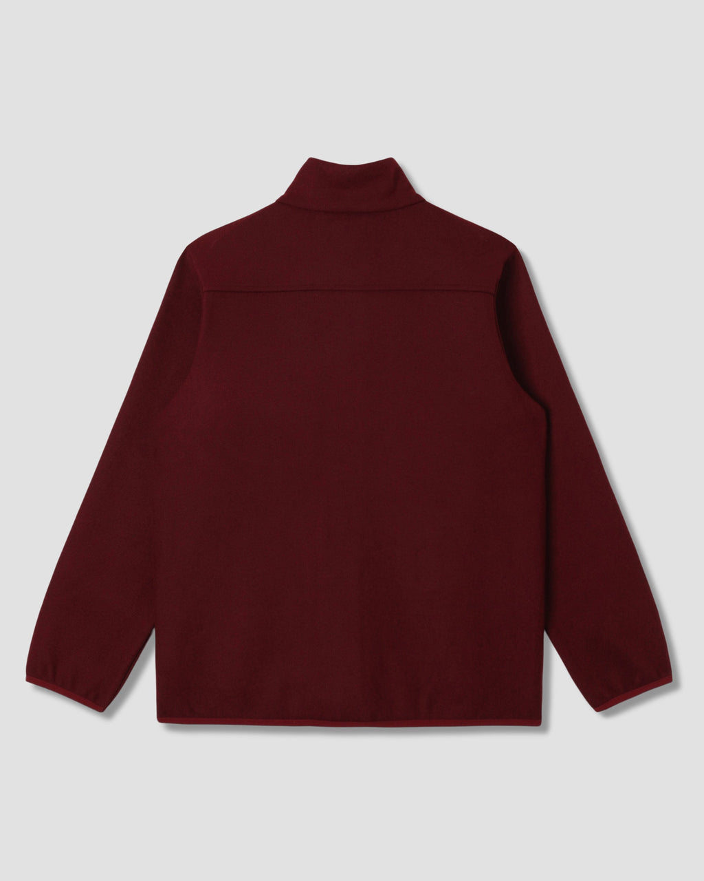Chaqueta de forro polar de lana - Dark Red Heather