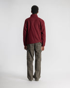 Chaqueta de forro polar de lana - Dark Red Heather