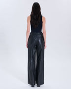 Priscille black leather pants_3