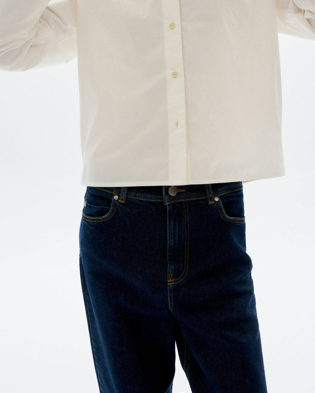 Jean Taille Haute Theresa - Bleu Marine