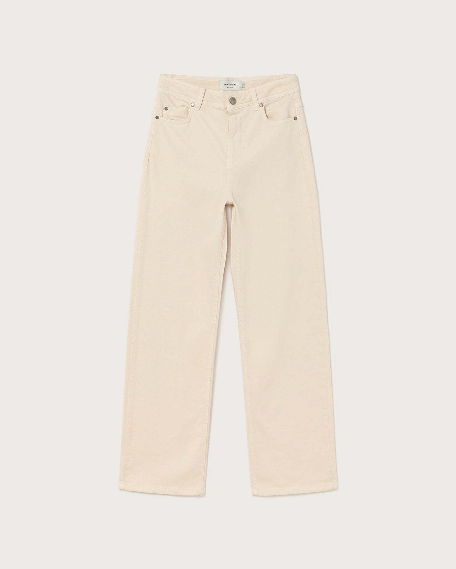 Pantalón Theresa sostenible crudo - silueta 1