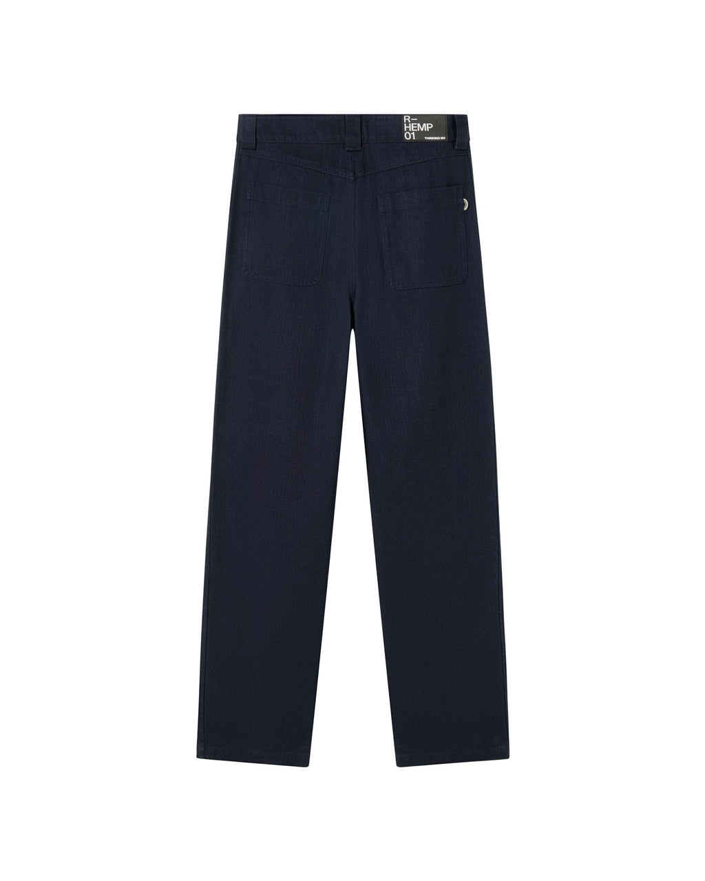 Pantalón azul Perle sostenible-silueta-2