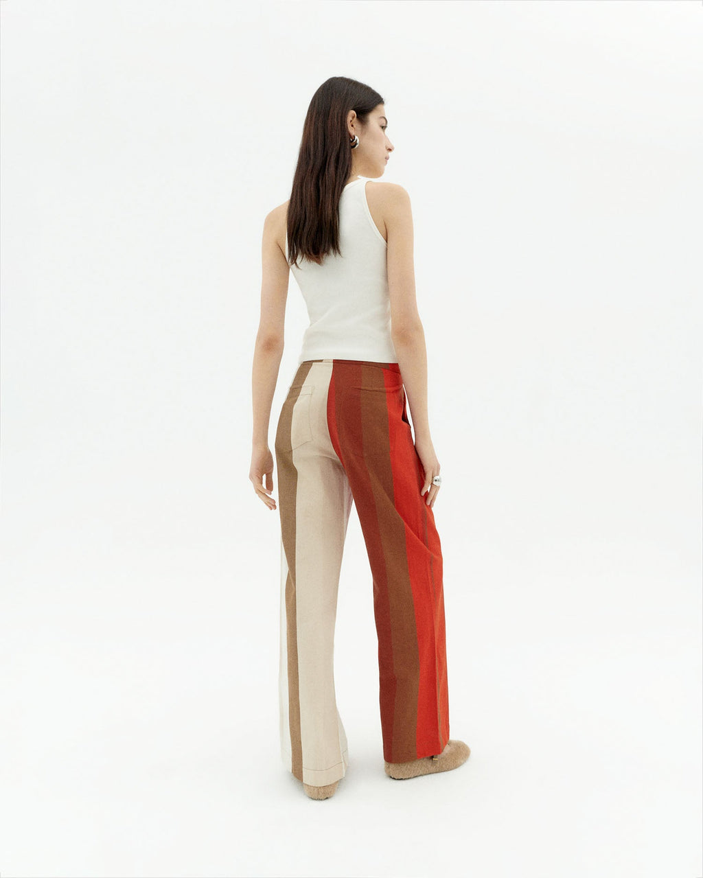 Pantalon Large À Rayures Sandfire Manolita