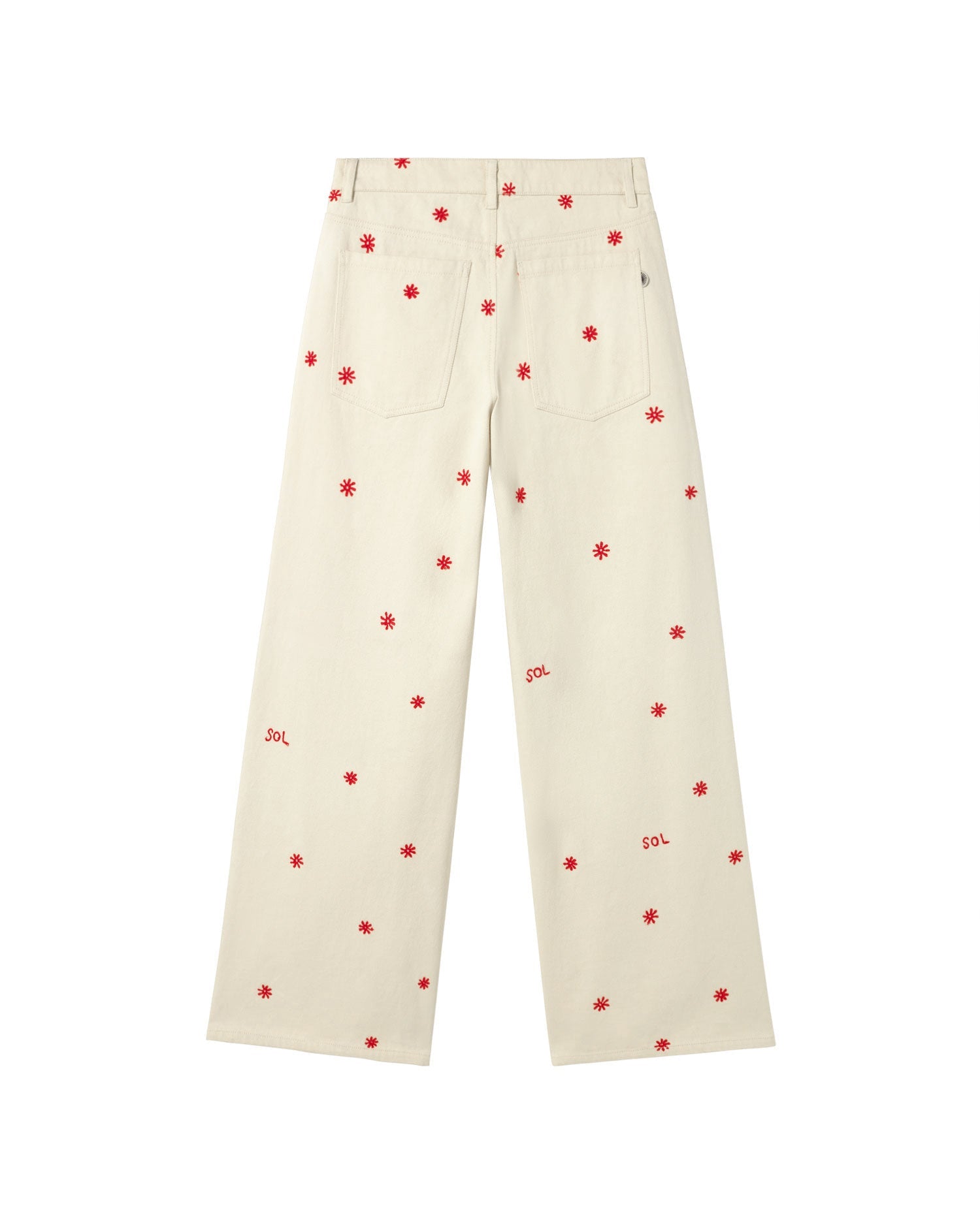Pantalón crudo sol chain Hedda sostenible - silueta 3