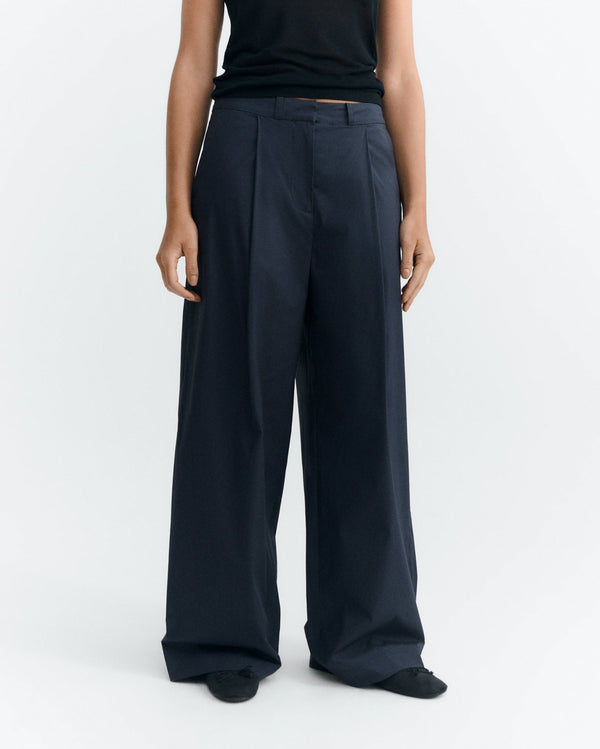 Wide leg pants azul Patty sostenible - 2