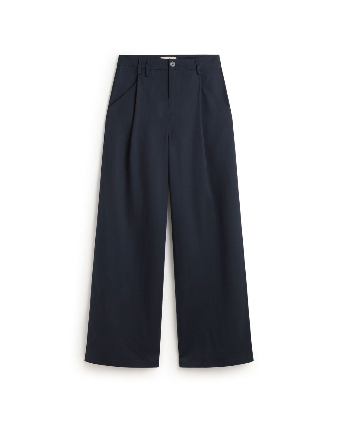 Pantalon Large À Pinces Molly - Bleu