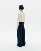 Pantalon Large À Pinces Molly - Bleu