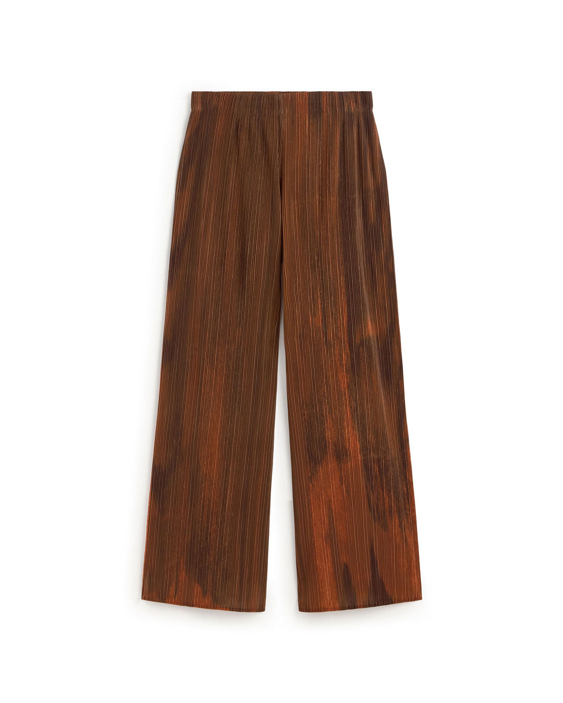 Trousers relaxed pleated naranja Maro sostenible silueta - 1