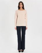 Pull Penseeboat beige chine_3