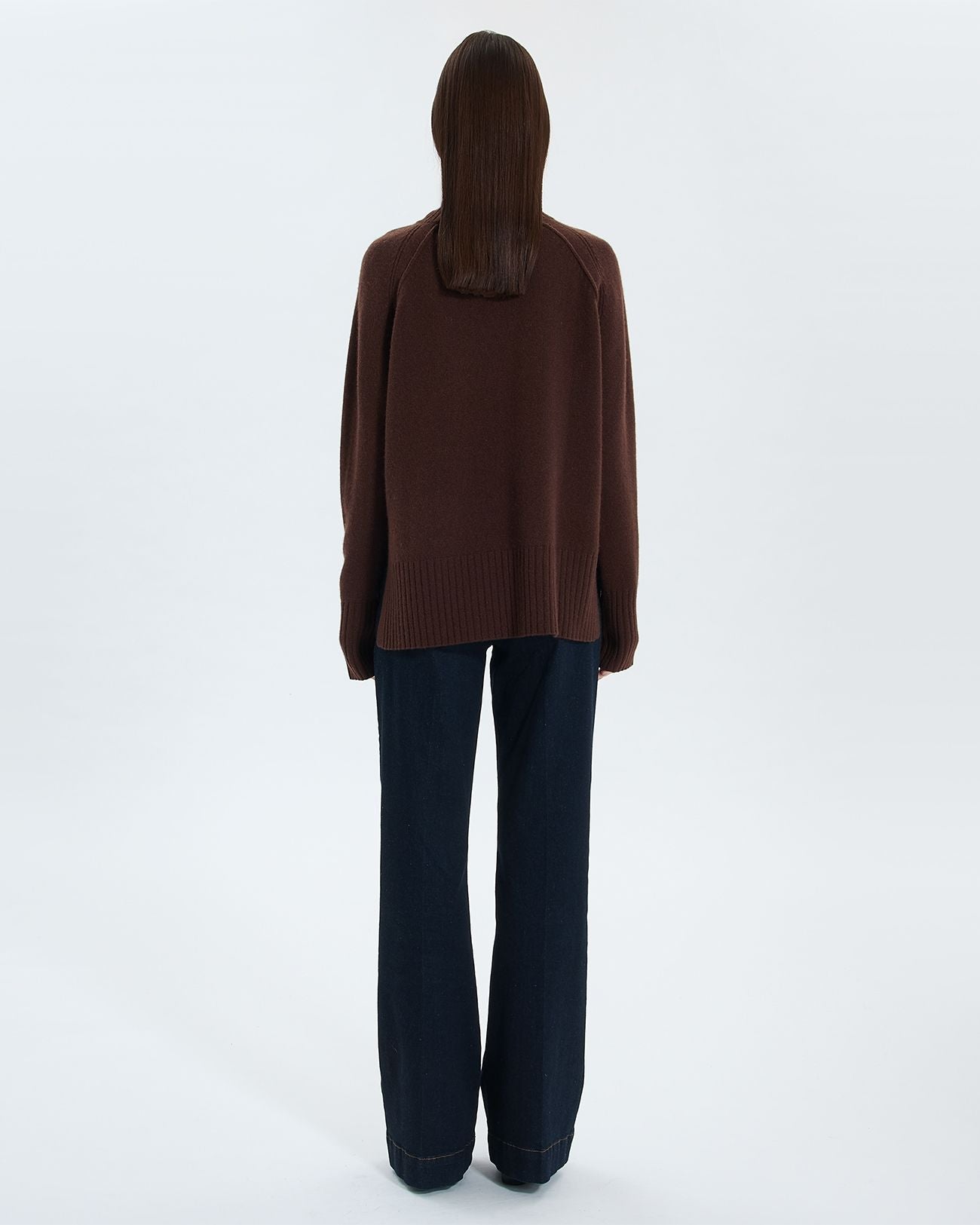 Nefeli chocolate cashmere sweater_4