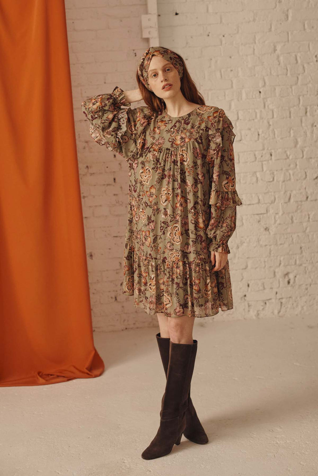 Ottela Dress - Tropical Khaki - Women