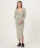 Robe Côtelée Col V - Silt - Femme
