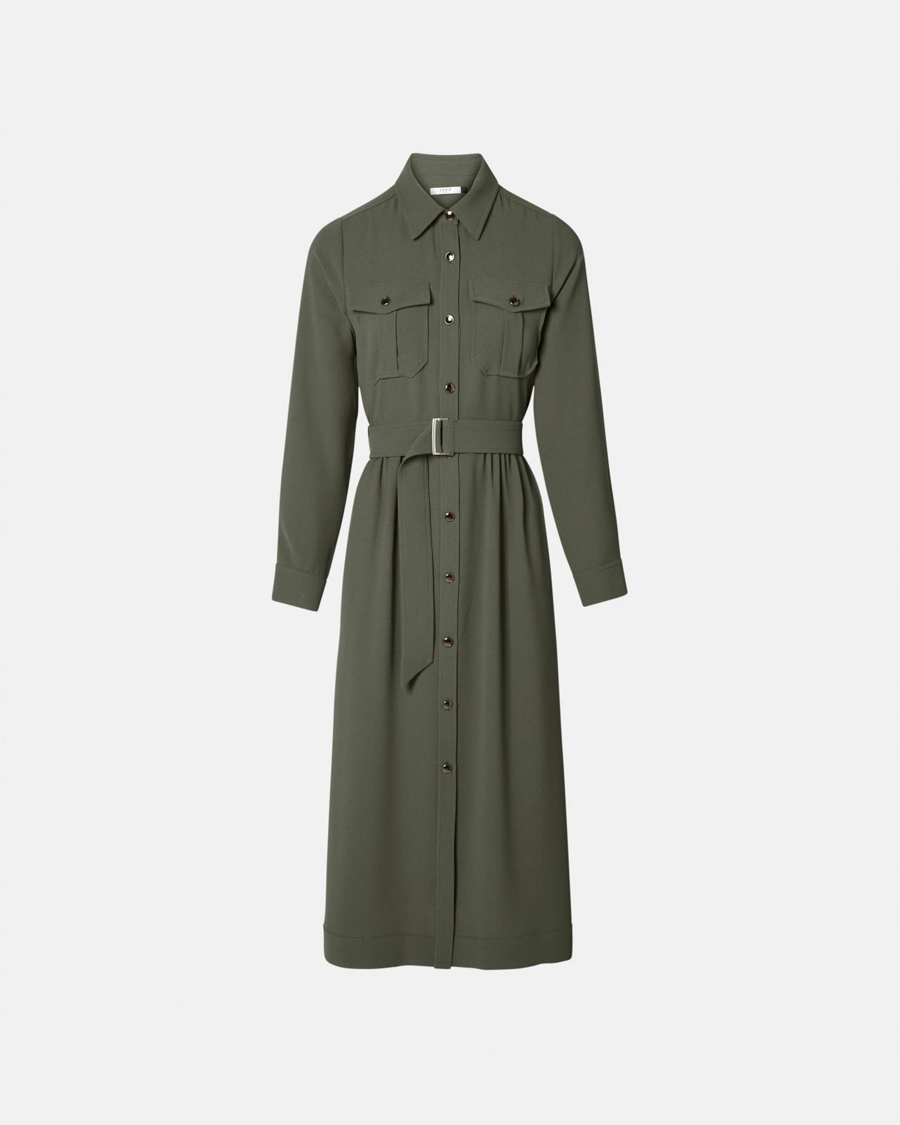 Riyado khaki dress_5