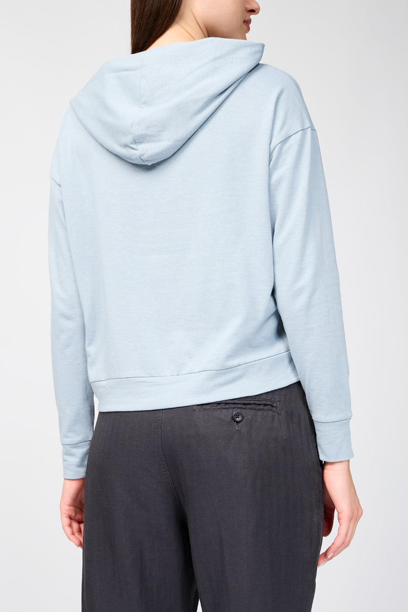 Clean Recycled Terry Sweatshirt - Ocean Mist - Women