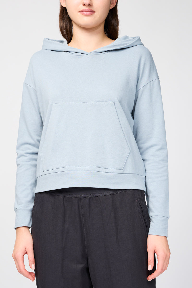 Clean Recycled Terry Sweatshirt - Ocean Mist - Women
