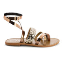 Sandales Colorata - Camel, Bronze & Gold
