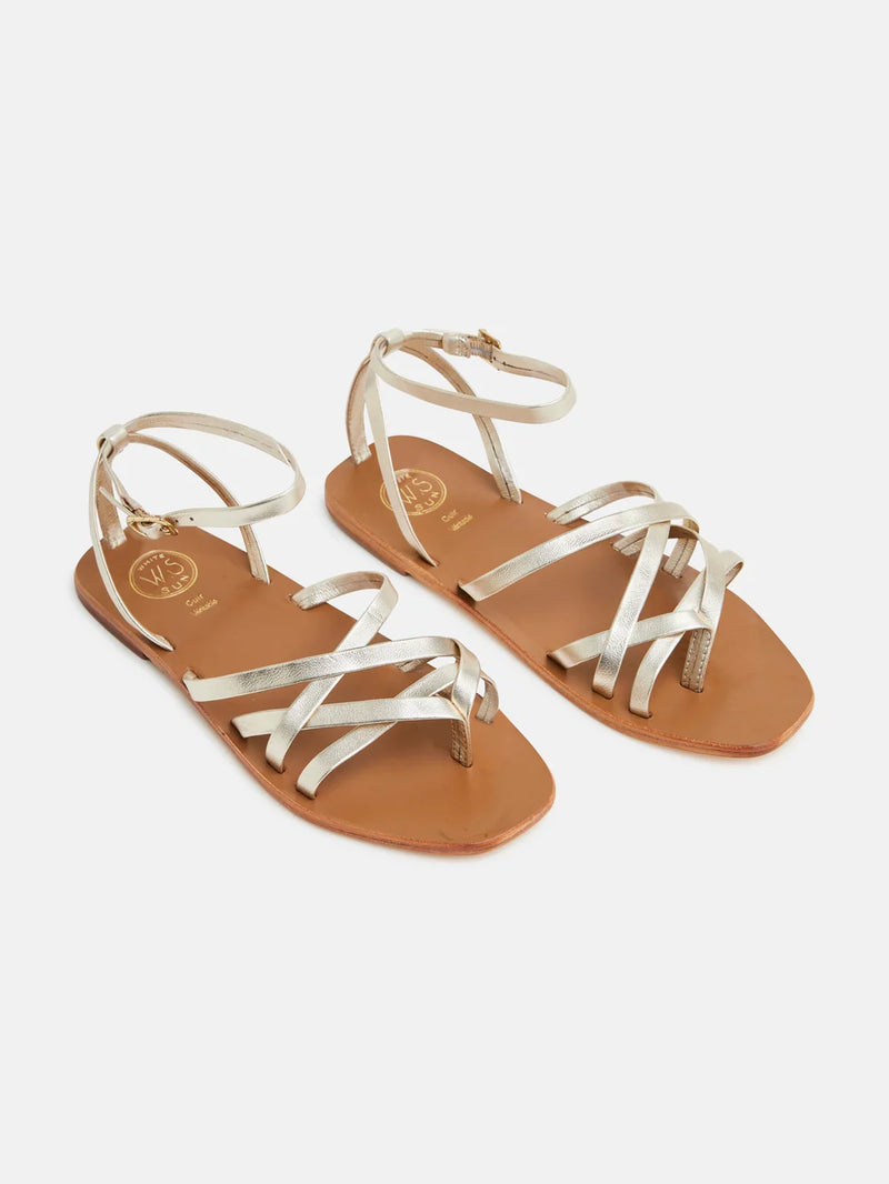 Sandales Amelia - Platinium
