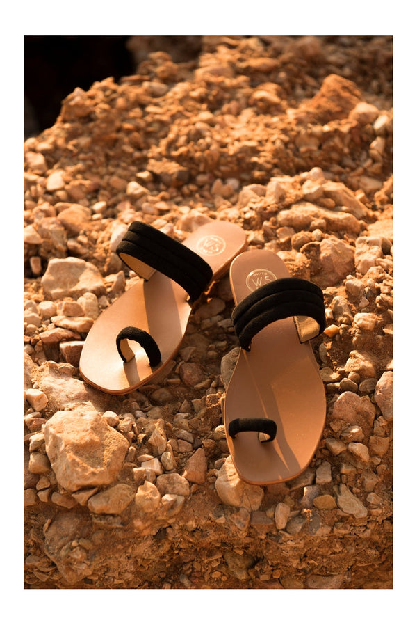 Mules Entre-Doigts Millu - Noir - Femme
