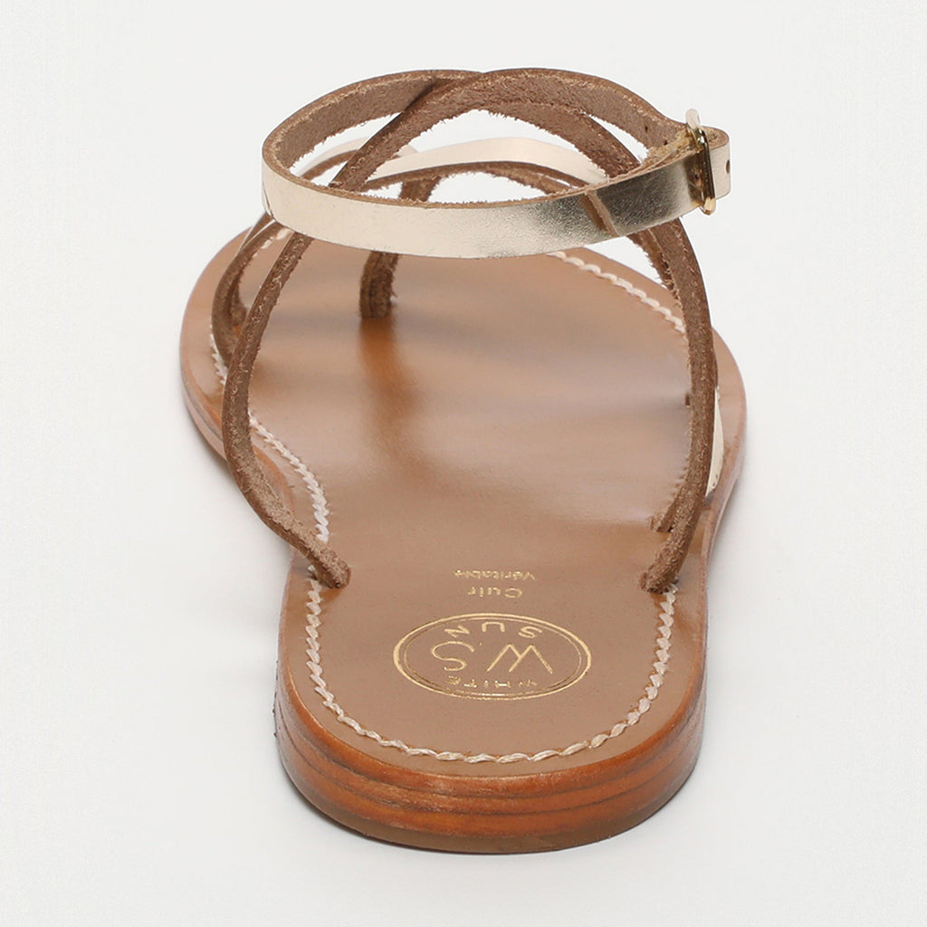 White Sun - Sandalias Luna - Gold Buff - Gold