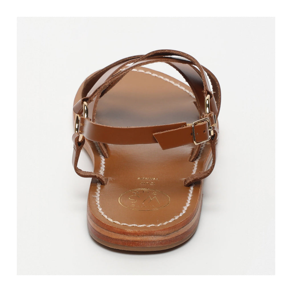 White Sun - Sandales Ella - Camel Buff - Camel
