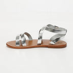 White Sun - Sandales Lesia - Silver Buff - Silver