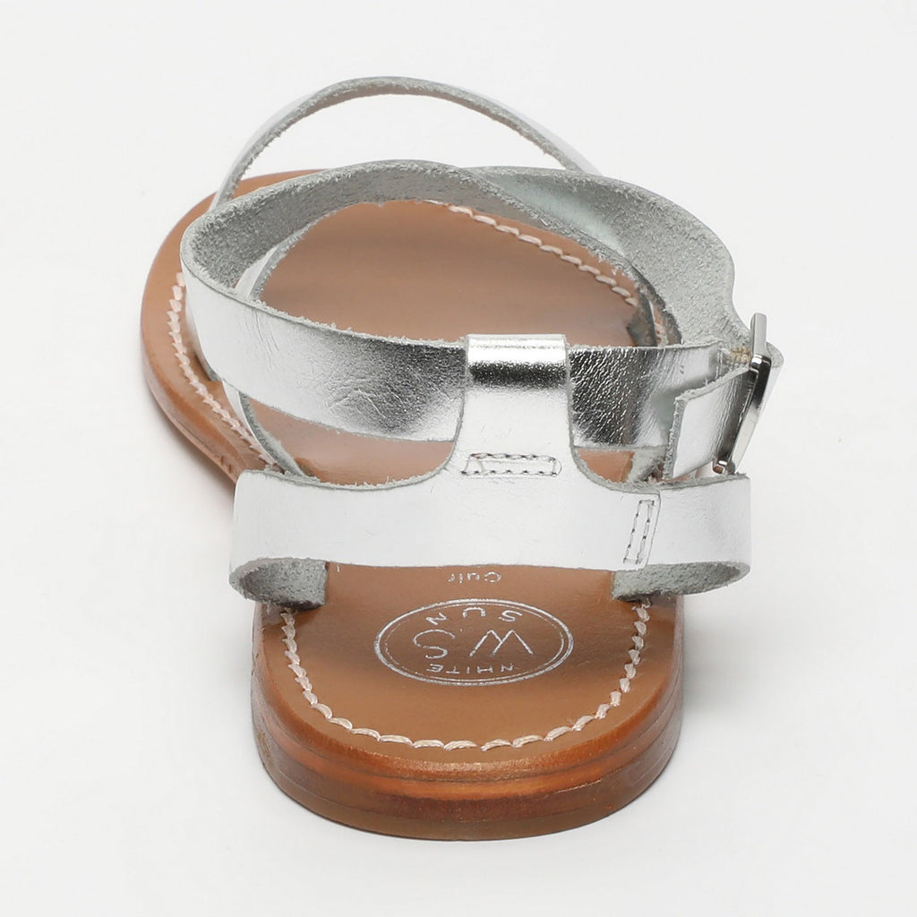 White Sun - Sandales Lesia - Silver Buff - Silver