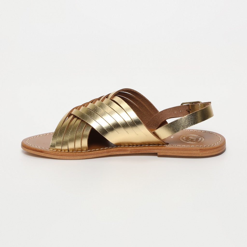 White Sun - Sandales Trinity - Dark Gold Buff - Dark Gold
