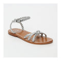 White Sun - Sandales Devalekha - Silver