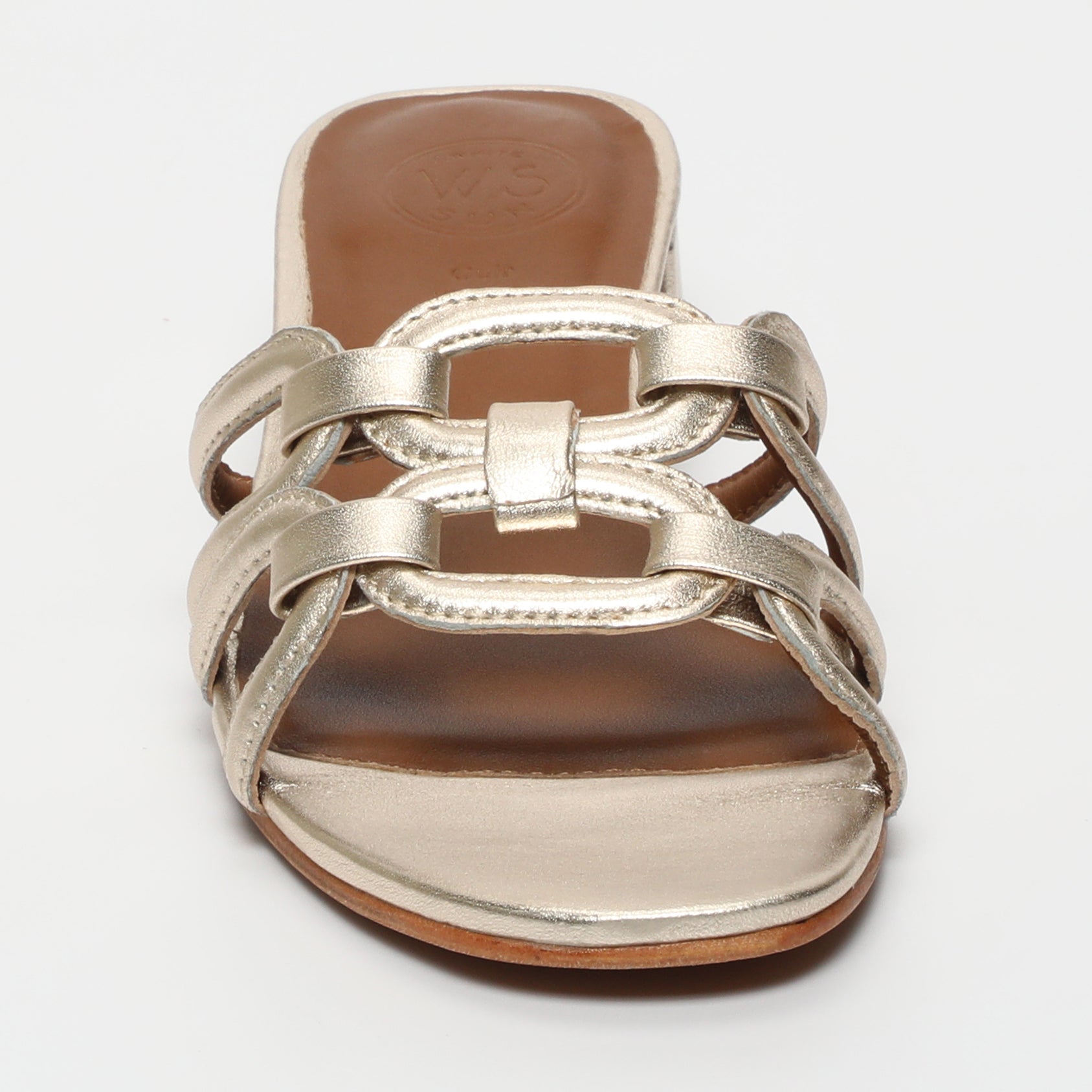 Canaqueese Mules - Platinum