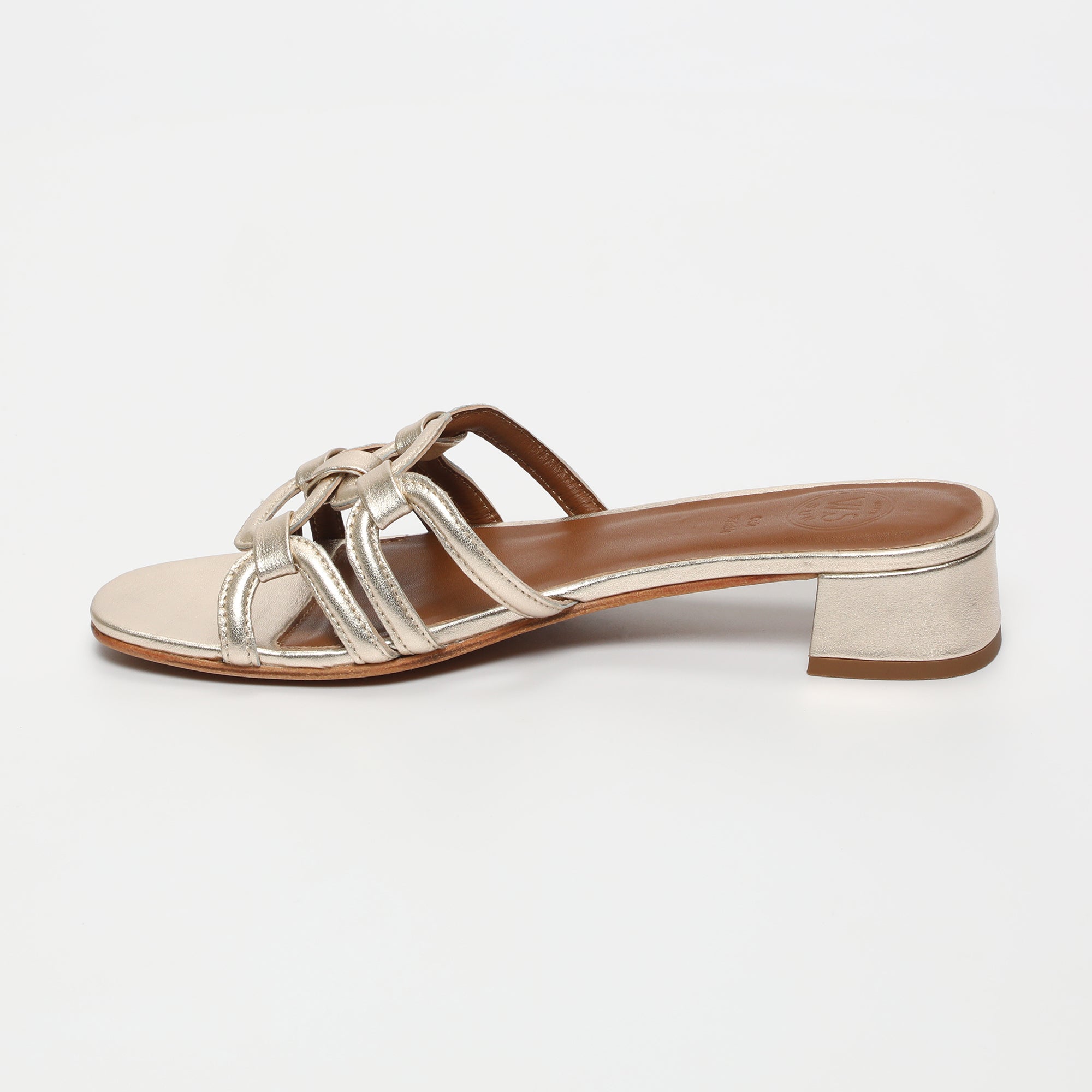 Canaqueese Mules - Platinum