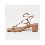 Sandalias de Tacón Aquene - Light Camel