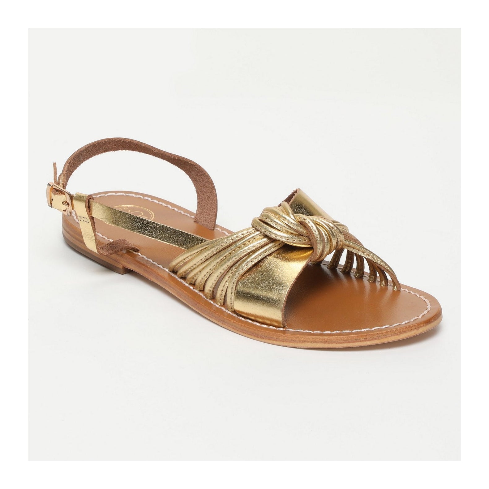 White Sun - BeasDark Gold Sandals