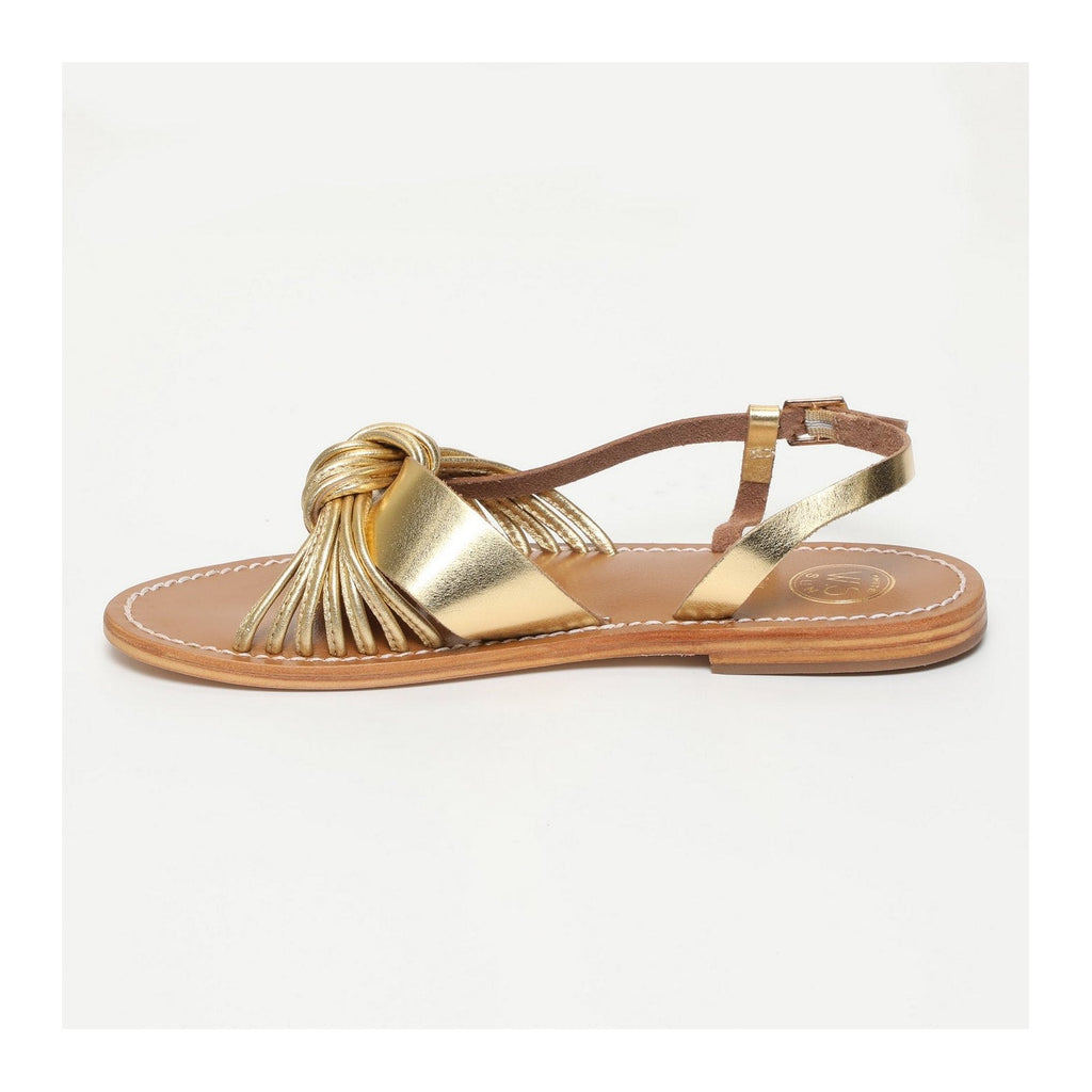 White Sun - BeasDark Gold Sandals