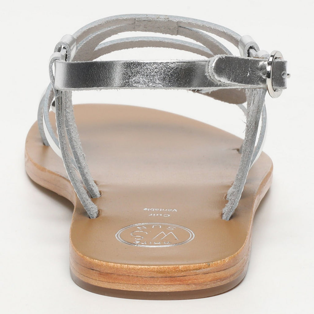 Bastia Sandals - Silver