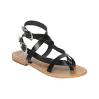 White Sun - Sandales Piana - Black Buff - Black
