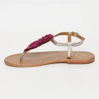 Sandalias Catarina - Purple+Gold