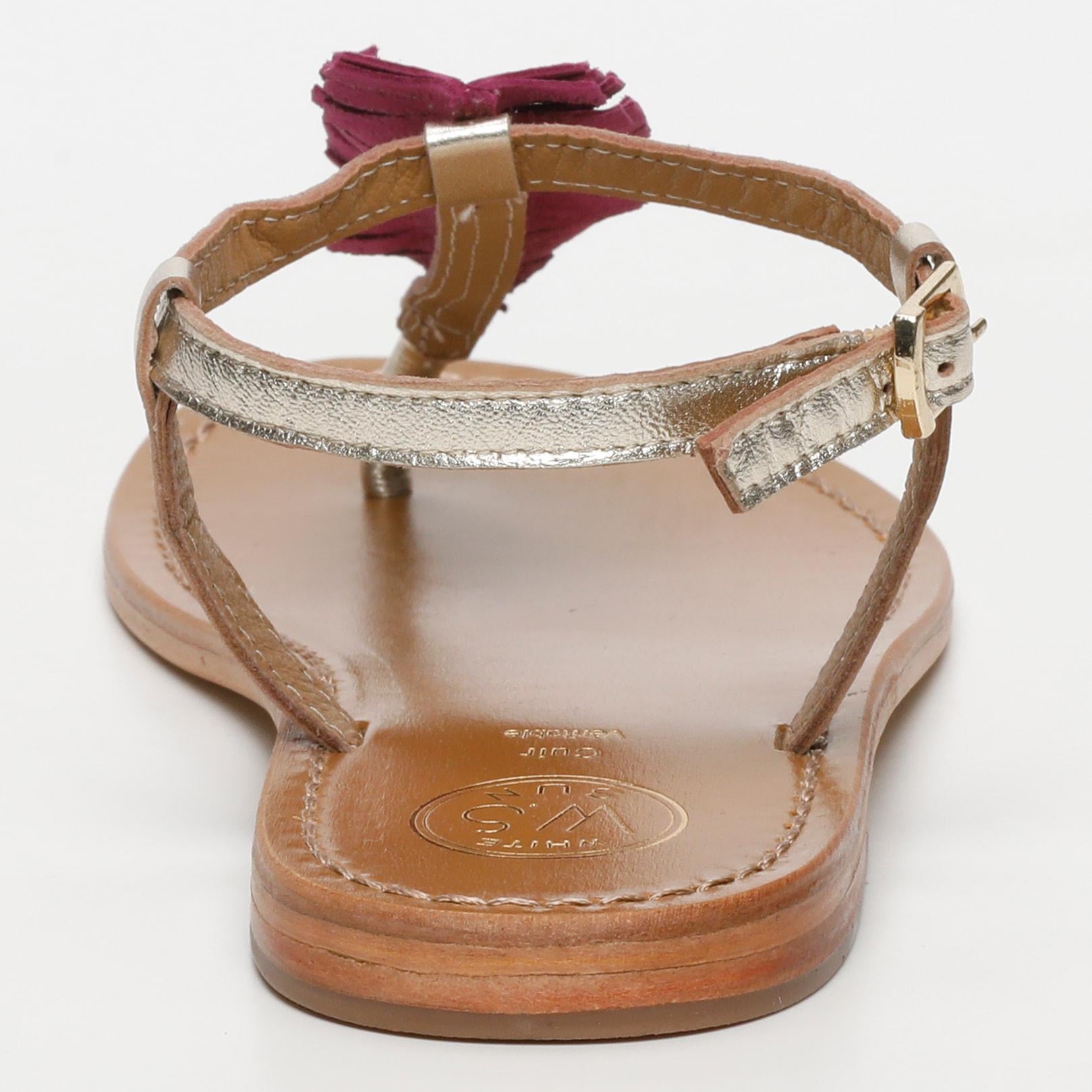 Sandalias Catarina - Purple+Gold
